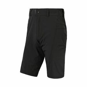 SENSOR HELIUM pánské kalhoty s cyklovložkou krátké volné true black Velikost: XXL