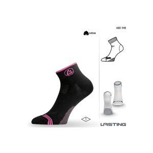 Lasting ABD ponožky pro aktivní sport 948 černá Velikost: (38-41) M ponožky