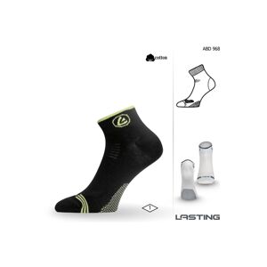 Lasting ABD ponožky pro aktivní sport 968 černá Velikost: (42-45) L ponožky