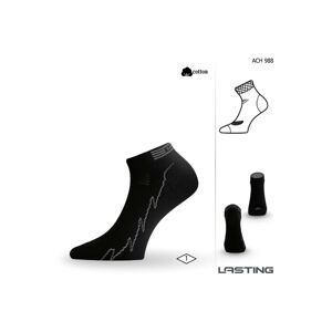 Lasting ACH 988 ponožky pro aktivní sport černá Velikost: (42-45) L ponožky