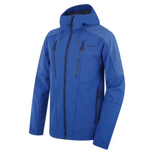 Husky Pánská softshell bunda Sevan M dk. blue Velikost: XL pánská softshellová bunda