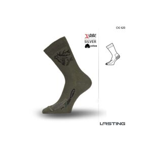Lasting X-Static CXJ 620 zelená Velikost: (34-37) S ponožky