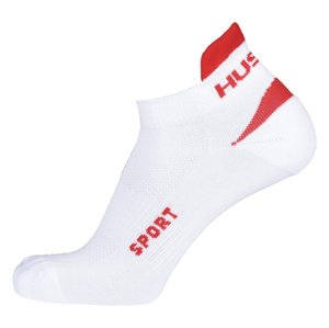 Husky Ponožky   Sport bílá/červená Velikost: L (41-44) ponožky