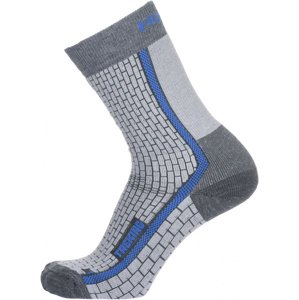 Husky Ponožky  Treking šedá/modrá Velikost: L (41-44) ponožky