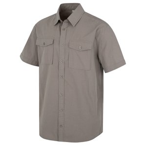 Husky Pánská košile s krátkým rukávem Grimy M šedá Velikost: L