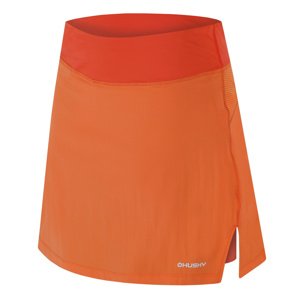 Husky Dámská funkční sukně se šortkami Flamy L orange Velikost: XL dámské sukně se šortkami