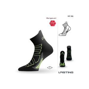 Lasting RPC 906 černá běžecké ponožky Velikost: (38-41) M ponožky