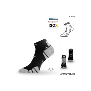Lasting RUN 901 černá běžecké ponožky Velikost: (34-37) S ponožky