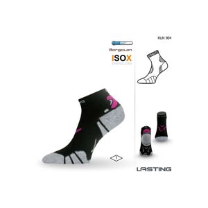 Lasting RUN 904 černá běžecké ponožky Velikost: (38-41) M ponožky