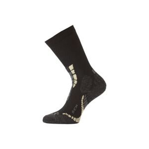 Lasting SCM 907 černé lyžařské ponožky Velikost: (38-41) M ponožky