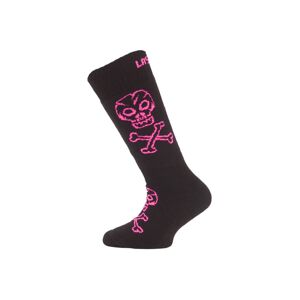 Lasting SJC 940 černá dětské ponožky Velikost: (24-28) XXS ponožky