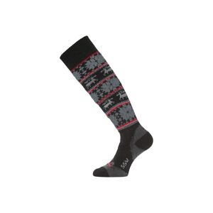 Lasting SSW 903 černá merino ponožky lyžařské Velikost: (42-45) L ponožky
