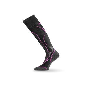 Lasting STW 984 Merino podkolenka černá Velikost: (42-45) L ponožky