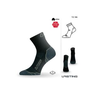 Lasting TCC 986 černé trekingové ponožky Velikost: (34-37) S ponožky