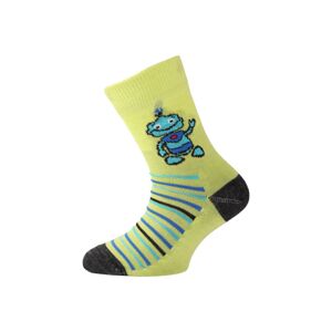 Lasting dětské merino ponožky TJB žluté Velikost: (34-37) S ponožky