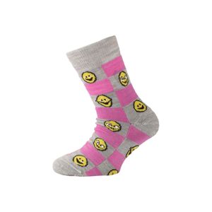 Lasting dětské merino ponožky TJE růžové Velikost: (29-33) XS ponožky