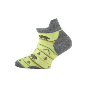 Lasting dětské merino ponožky TJM žluté Velikost: (34-37) S ponožky
