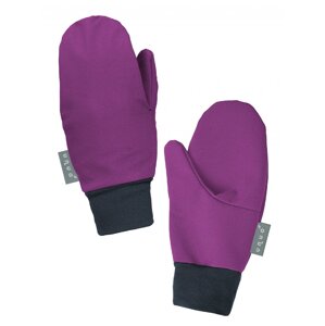 Unuo, Dětské softshellové rukavice s fleecem Tap, Ostružinová Velikost: L