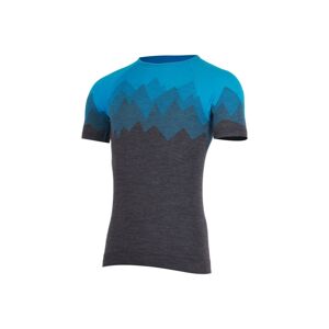 Lasting pánské merino triko WESOR modré Velikost: L/XL pánské triko