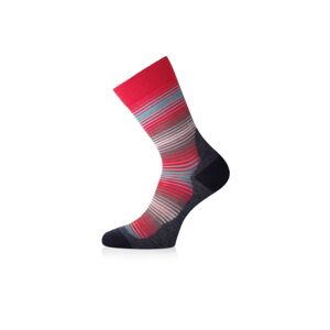 Lasting merino ponožky WLG červené Velikost: (34-37) S