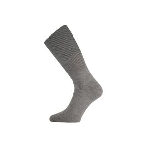 Lasting WRM 800 šedé vlněné ponožky Velikost: (46-49) XL ponožky