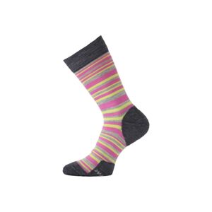 Lasting WWL merino ponožky růžové Velikost: (38-41) M ponožky