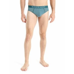 ICEBREAKER Mens Anatomica Briefs, Green Glory/Astral Blue velikost: S