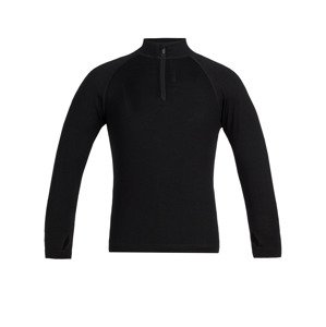 Dětské triko ICEBREAKER Kids 260 Tech LS Half Zip, Black velikost: 12