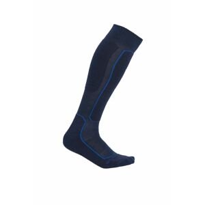 Pánské merino ponožky ICEBREAKER Mens Ski+ Light OTC, Royal Navy/Nghtsh/Lazurit velikost: 47-49 (XL)