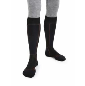 Pánské ponožky ICEBREAKER Mens Ski+ Medium OTC, Black/Royal Navy/Espresso velikost: L