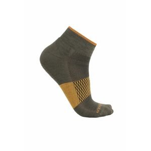 Pánské merino ponožky ICEBREAKER Mens Multisport Light Mini, Loden/Solar velikost: 39-41,5 (S)