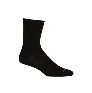 Dámské merino ponožky ICEBREAKER Wmns Lifestyle Fine Gauge Crew, Black velikost: 42,5-49 (LXL)
