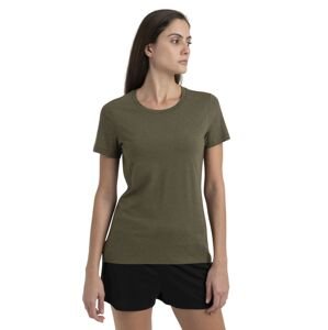 ICEBREAKER Wmns Central Classic SS Tee, Loden velikost: M