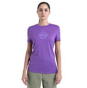 ICEBREAKER Wmns Merino 150 Tech Lite III SS Tee Camping Circle, Magic velikost: L