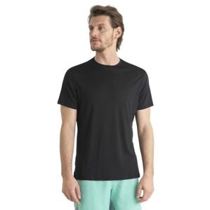 Pánské merino triko krátký rukáv ICEBREAKER Mens 125 Cool-Lite™ Sphere III SS Tee, Black velikost: L