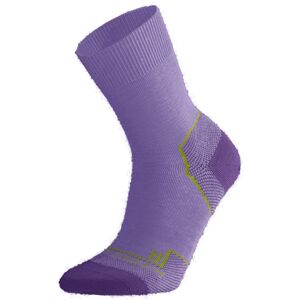 Dámské merino ponožky ICEBREAKER Wmns Hike+ Light Crew, Purple Gaze/Magic/Hyper velikost: 38-40 (M)