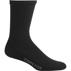 Dámské merino ponožky ICEBREAKER Wmns Lifestyle Light Crew, Black velikost: 38-40 (M)