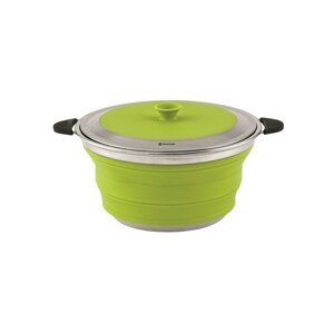 Hrnec s poklicí Outwell Collaps 4.5L Lime Green