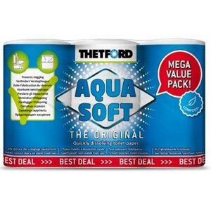 Balení toaletního papíru Thetford AQUA-SOFT po 6 rolích