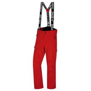 Husky Pánské lyžařské kalhoty Galti M červená L