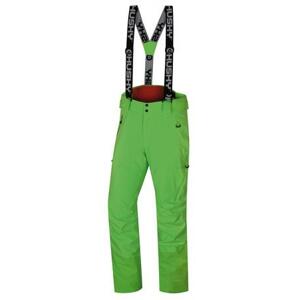 Husky Pánské lyžařské kalhoty Mitaly M neonově zelená XL