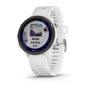 GARMIN běžecké GPS hodinky Forerunner 245 Music Optic White