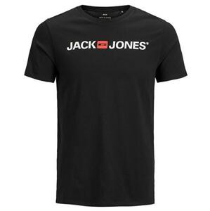 Jack&Jones Pánské triko JJECORP Slim Fit 12137126 Black XXL