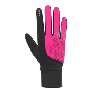 Etape - dámské rukavice SKIN WS+, černá/růžová XS
