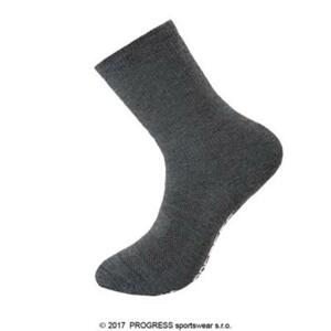 PROGRESS MANAGER MERINO ponožky s merino-vlnou 35-38 šedá