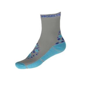 PROGRESS KIDS SUMMER SOX dětské funkční ponožky 30-34 šedá/modrá