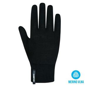 Husky Unisex merino rukavice Merglov černá L