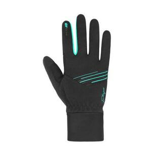 Etape – dámské rukavice JASMINE WS+, černá/mint M