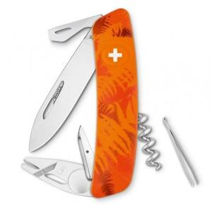 Swiza kapesní nůž TT03 Tick-Tool Camo Filix orange, Oranžová