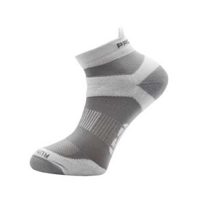 PROGRESS RUNNING SOX běžecké ponožky 35-38 šedá/bílá